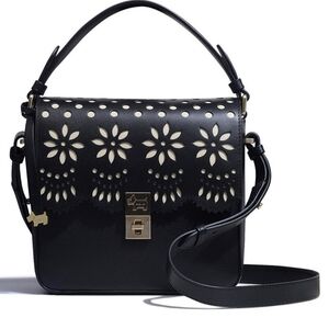 RADLEY LONDON Black Crossbody Bag with Floral Design